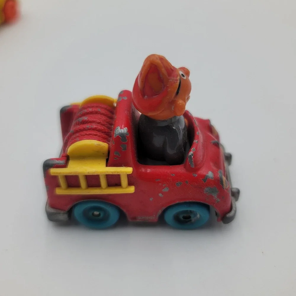 Vintage Sesame Street Playskool Diecast Cars Bert Oscar Ernie 1981 1983 Lot of 3